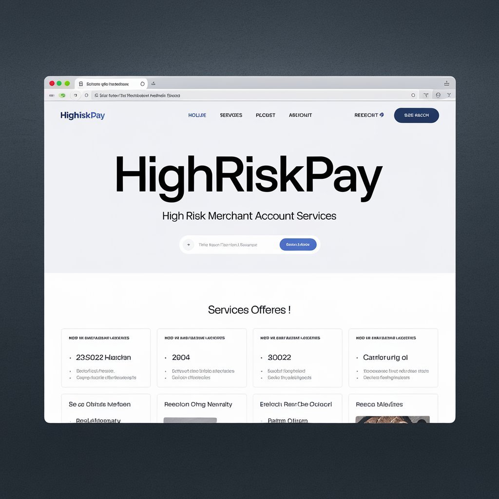 high risk merchant account at highriskpay.com